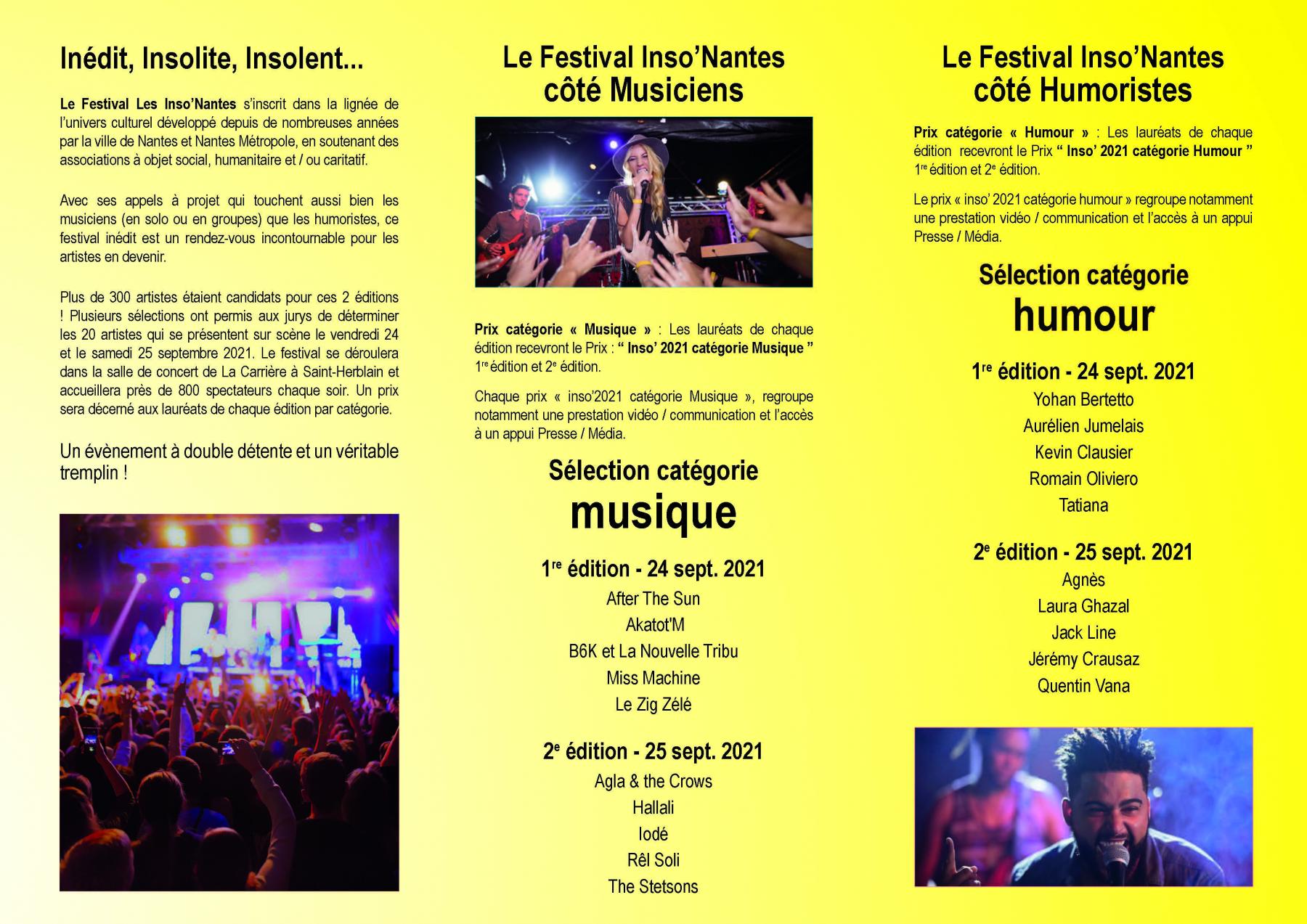 FESTIVAL LES INSO NANTES 2021 page 02 FESTIVAL LES INSO NANTES 2021 page 02